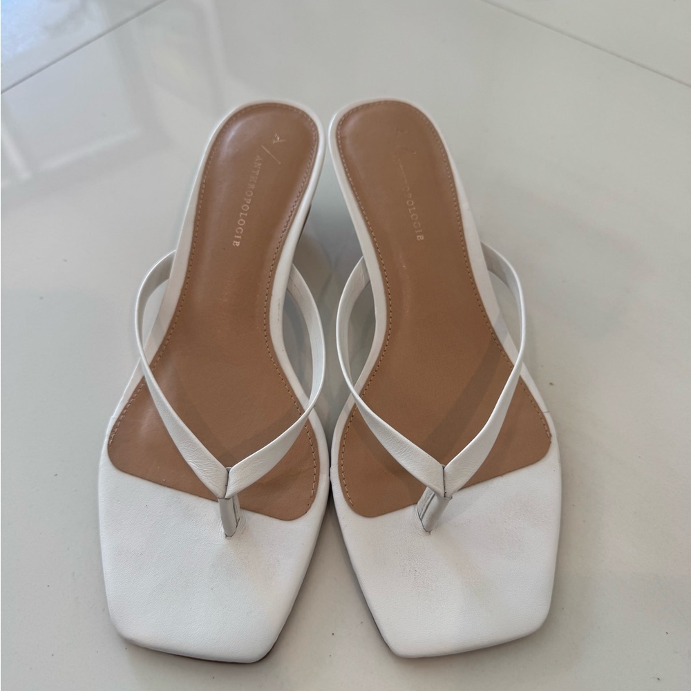 Anthropologie Thong Kitten Heel